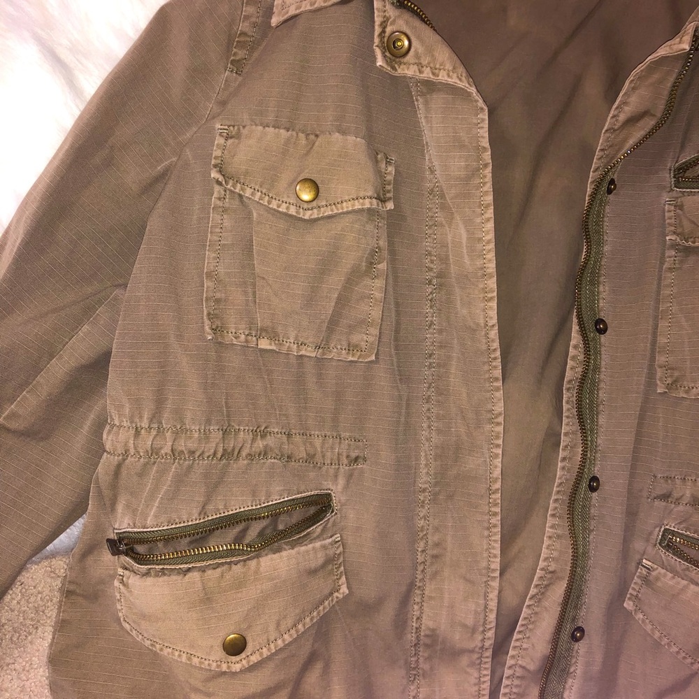 Army Green Spring Jacket - Picture 3 of 4